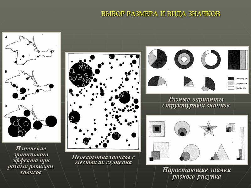 ВЫБОР РАЗМЕРА И ВИДА ЗНАЧКОВ